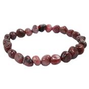 Bracelet Rhodonite Rose en Pierres Roules