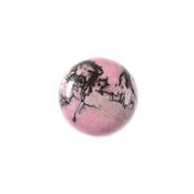 Cabochon rond 8 mm en Rhodonite pierre gemme