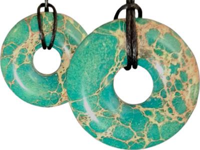 Pendentif Pi Chinois Orgonite 3,5 cm (Pièce unique N°PORPC1113-35)