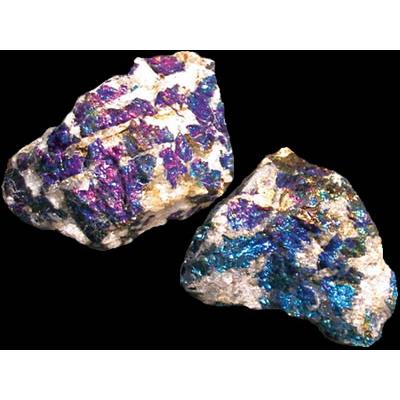 Chalcopyrite France pierre brute (Sachet de 100 grammes - 4 Pierres naturelles)