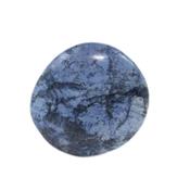 Dumortierite galet pierre plate (3  4 cm)