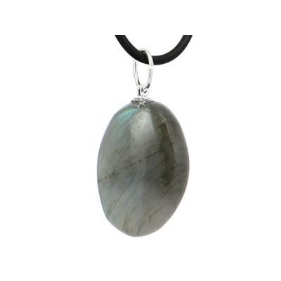 Labradorite Pendentif pierre roulée