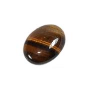 Oeil de Tigre cabochon pierre polie 25x18 mm