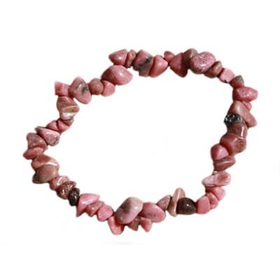 Bracelet en Pierre Baroque - Rhodonite 