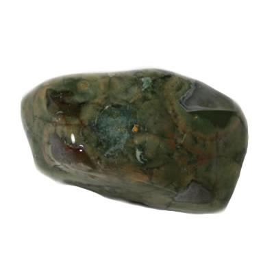 Rhyolite ou Jaspe de la Forêt tropicale galet pierre roulée