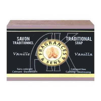 Savon traditionnel Vanille - 100 grammes - Fragrances & sens