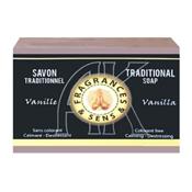 Savon traditionnel Vanille - 100 grammes - Fragrances & sens