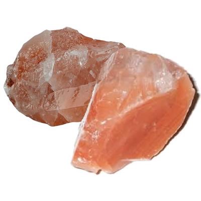 Calcite Rouge pierre brute (Sachet de 350 grammes - 3 Pierres naturelles)
