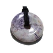 Charoïte Pendentif Pi Chinois de 3 cm