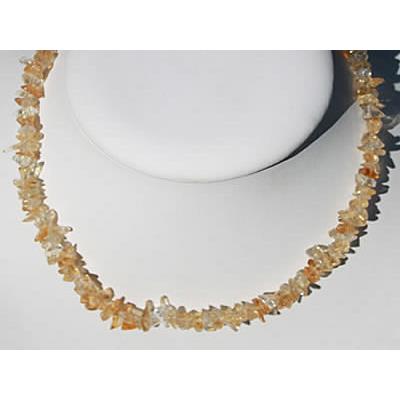 Collier Citrine en Pierre Baroque