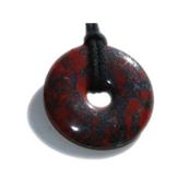 Jaspe Breschia Pendentif Pi Chinois de 3 cm