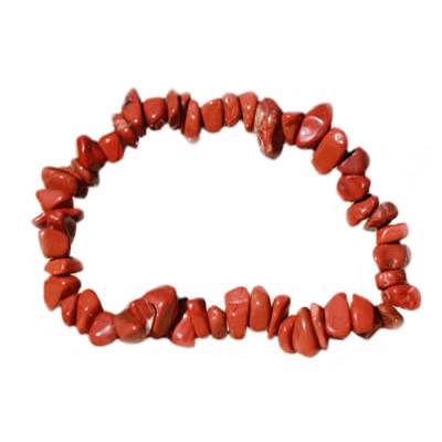  Bracelet en Pierre Baroque - Jaspe Rouge