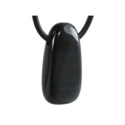 Pendentif d'Obsidienne Oeil Céleste Pierre roulée - Ligne Cléopâtre