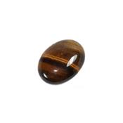 Oeil de Tigre cabochon pierre polie 18x13 mm