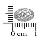 Perle Ovale Collant 6 mm en Argent 925 (Lot de 2 perles)