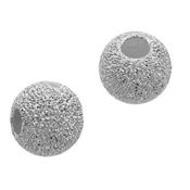 Perle Ronde Diamant 7 mm en Argent 925 (Sachet d'une Perle)