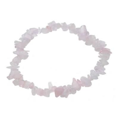 Bracelet en Pierre Baroque - Quartz Rose 