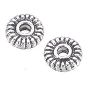 Séparateur Rondelle 5 x 1,5 mm de Perles style Tibétain (Par Lot de 2)