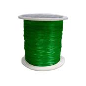 Bobine de Fil de Fibre Elastique Vert - Diamètre 0,8 mm (11 mètres)