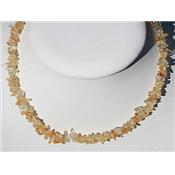 Collier Citrine en Pierre Baroque