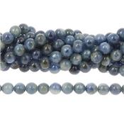 Cyanite Perle Ronde Lisse Percée 6 mm (Lot de 20 perles)