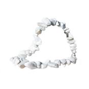 Bracelet en Pierre Baroque - Howlite Blanche 