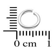 Anneau Simple Rond Ouvert 7 mm en Argent 925 (Lot de 10 anneaux)