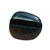 Oeil de Faucon galet pierre plate (3 à 4 cm)