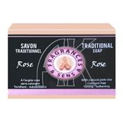 Savon traditionnel Rose - 100 grammes - Fragrances & sens