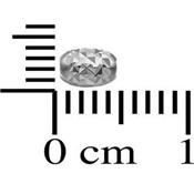Perle Ovale Facettée 4x3 mm en Argent 925 (Lot de 2 perles)