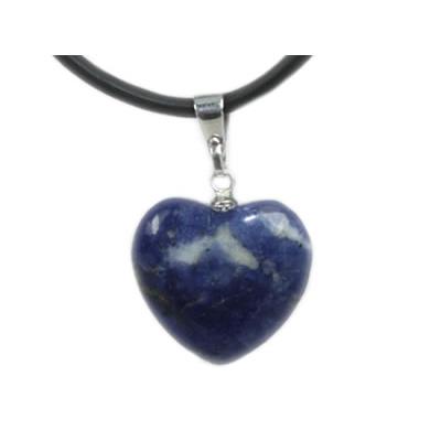 Pendentif Coeur en Sodalite (1,8 cm)