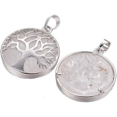 Pendentif Arbre de Vie Cristal de Roche