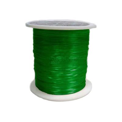 Bobine de Fil de Fibre Elastique Vert - Diamètre 0,8 mm (11 mètres)