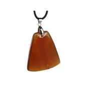 Pendentif de Cornaline pierre plate Trapezoid