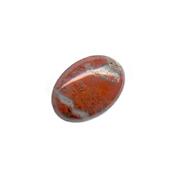 Jaspe Breschia cabochon pierre polie 18x13 mm