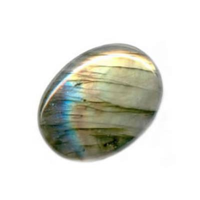 Labradorite cabochon pierre polie 40x30 mm