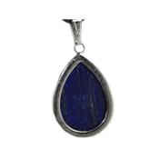 Pendentif en Lapis Lazuli Goutte cerclée