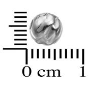 Perle Ronde Martelée 6 mm en Argent 925 (Lot de 5 perles)