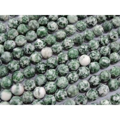 Jade de Qinghai Perle Ronde Lisse Percée 4 mm (Lot de 20 perles)
