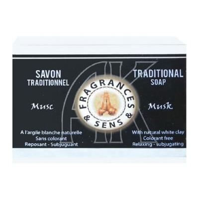 Savon traditionnel Musk - 100 grammes - Fragrances & sens