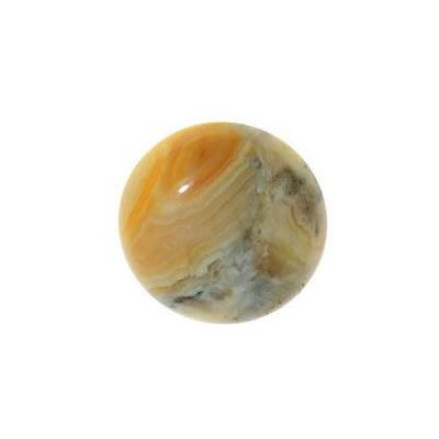 Cabochon rond 18 mm en Agate Crazy Lace pierre gemme