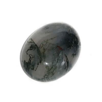 Agate Mousse cabochon pierre polie 40x30 mm