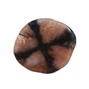 Chiastolite galet pierre plate (3 cm environ)