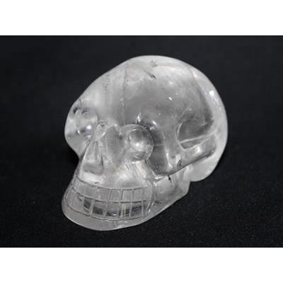 Crâne de Cristal en pierre de Cristal de Roche (2,5 à 3 cm)