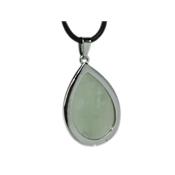 Pendentif en Jade de Chine Goutte cerclée