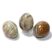 Oeuf en pierre d'Onyx (5 cm) avec socle