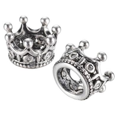 Perle Couronne de style Tibétain en Métal (Par Lot de 2)