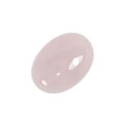 Quartz Rose cabochon pierre polie 25x18 mm