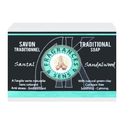 Savon traditionnel Santal - 100 grammes - Fragrances & sens