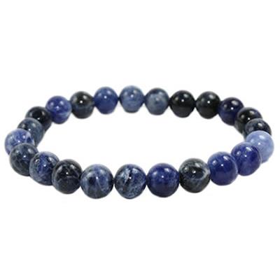 Bracelet Sodalite en Pierre Boule de 8 mm